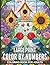 Large Print Color By Numbers Coloring Book For Adults: Stress Free Large Print Designs for Seniors and Beginners with Simple Stained Glass Patterns and a User Friendly Color Key for Easy Coloring