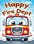 Happy Fire Dept - coloring book
