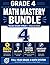 Grade 4 Math Mastery Bundle: Full-Year Math Workbook with 860+ Problems, 7 Core Units, and a Step-by-Step System for Multiplication, Division, ... & More (Grade 4 SmartSteps Math Series)