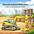 Big Construction Machines Coloring Book for Kids: Excavators, Dump Trucks, Cranes & More – Fun and Easy Coloring Pages for Boys Ages 3-8