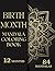 Birth Month Mandala Coloring Book for All Ages: 84 Floral Designs for Stress Relief & Relaxation | Adult Coloring Book for Mindfulness, Creative Calm | Premium Gift for Adults