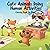 Cute Animals Doing Human Activities: Coloring Book for Kids
