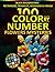 100 Flowers Mystery Mosaic Color by Number Book for Adults: Hidden Floral Designs with Intricate Geometric Patterns for Stress Relief & Creative Mindfulness