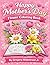 Happy Mother's Day flower coloring book