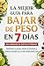 La mejor guía para bajar de peso en 7 días sin gimnasio ni dietas extremas.: Desinflama tu cuerpo, reduce la hinchazón y mejora tu energía con un plan simple desde casa. (Spanish Edition)