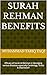 Surah Rehman Benefits: Efficacy of Surah Al-Rehman in Managing various diseases especially Cardiology, Stress & Depression