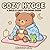 Hygge Coloring Book for Adults: Cozy Hygge Scenes by Cozy Bear: 86 Pages of Big Bold and Easy Designs for Relaxation and Stress Relief (Cozy Bear Bold & Easy Coloring Book Series)