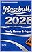 2026 Yearly Planner Sports Baseball Blue