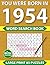 You Were Born In 1955: Word Search Book: Large Print Word Search Puzzle Book for Adults – Fun & Relaxing Brain Games with 85 Themed Puzzles and Full ... Nostalgia Gift for Seniors, Men & Women