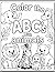 Coloring the ABC’s with animals
