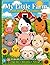 My Little Farm Coloring Book for Toddlers: 36 Big & Easy Farm Animal Scenes for Kids Ages 2-4 | Cow, Pig, Horse, Chicken, Duck & More | Single-Sided Pages