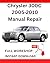 Chrysler 300C 2005–2010 Complete Repair in Pdf: Chrysler 300C Repair Manual 2005 2006 2007 2008 2009 2010, Maintenance Guide, Engine Repair, Transmission, Electrical Wiring Diagrams, Service