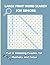 Large Print Word Search for Seniors: Fun and Relaxing Puzzles for Memory and Focus