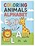 Animals Coloring And Writing Adventures Book! in Black & White Colors Illustrative Cartoon Style.: Where little hands bring wild friends to ... shapes, and adorable animal companions.