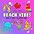 Beach Vibes: Coloring Book for Adults and Kids, Easy and Bold Designs for Relaxation about Summer and Beach (Easy & Bold Coloring) (Easy and Bold Coloring Books)