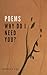 Poems, why do i need you?