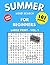 Summer Word Search: Large Print Easy Puzzles for Beginners