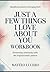 Significant Pattern emerging from Just a Few Things I Love About You: Preventing Continuity with the original book’s pattern