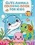 Ocean Animals Coloring Book for Kids: 60 Cute and Easy Sea Creatures for Ages 4–8