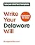 Write Your Delaware Will