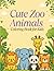 Cute Zoo Animals Coloring Book for Kids: Fun and Easy Coloring Pages for Toddlers and Kids Ages 3-8
