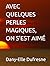 AVEC QUELQUES PERLES MAGIQUES, ON S’EST AIMÉ (French Edition)
