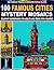 100 Famous Cities Mystery Mosaics: Color by Number Book for Adults and Teens with 5 Unique Shapes — Rectangle, Triangle, Hexagon, Circle & Glass Mosaic Patterns with a Master Color Palette