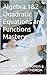 Algebra 1&2 Quadratic Equations and Functions Mastery: The ultimate practice guide for Grades 9-12, factoring, graphing, completing the square and the quadratic formula with step-by-step solutions.