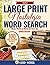 Large Print Nostalgia Word Search for Seniors and Adults: 50s–80s Pop Culture, 100 Puzzles, 4,000+ Words: Relive the Fun of the 1950s, 60s, 70s & 80s with Music, Movies, and Classic Memories