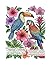 Tropical Serenity: An Adult Coloring Book Featuring Detailed Tropical Birds, Exotic Flowers, and Intricate Botanical Patterns for Relaxation.