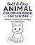 Bold & Easy Animal Coloring Book for Seniors: Simple Large Print Designs with Cute Animals for Relaxation and Stress Relief