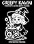 Creepy Kawaii Monochrome Coloring Book: Cute Yet Spooky Characters and Dark Kawaii Worlds for Teens and Adults – A Mindful Coloring Journey for Relaxation