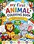 My First Animal & Vehicle Coloring Book for Kids Ages 3–6: Fun Jungle Animals, Cars, Trucks & Easy Coloring Pages for Toddlers and Preschoolers | Big, Simple Designs for Early Learning and Creativity
