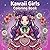 kawaii girls coloring book for Girls, Teens and Adults: 50+ Bold & Easy Cute Chibi Designs for Stress Relief, Relaxation and Mindfulness (Dreamy Cozy Worlds)