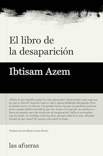 Portada de El libro de la desaparición, de Ibtisam Azem