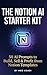 The Notion AI Starter Kit: 50 AI Prompts to Build, Sell & Profit from Notion Templates