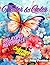 Flutter & Color: Relaxing Butterfly Coloring Book