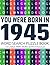 Born in 1945: Word Search Puzzle Book for Adults: Fun and Challenging Word Search Puzzles for Adults & Seniors – Boost Memory, Focus, and Mental Clarity with Large Print Brain Games