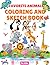 Cute Animal Coloring and Drawing Book for Kids Ages 4–8: Animal Sketch and Coloring Activity Book with Bonus Drawing Pages for Creative Boys and ... 8.5 x 11 Creative Activity Book for Kids