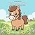 Mein Pony auf der Wiese: Geschichte & Malbuch: Für Erwachsene & Kinder: 36 Ausmalbilder im Format 21.59 x 21.59 cm - Große Motive für kleine Künstler ... Pferdegeschichte (German Edition)