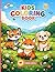 Kids Coloring Book: 50 Adorable, Cute and Simple Animal Designs to Color for Boys and Girls Ages 4-8. Helps build focus, fine motor skills, and ... 8.5x11 inch pages. Single-sided printing.