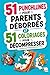 51 punchlines pour parents débordés et 51 coloriages cosy pour décompresser: Un cadeau idéal pour la fête des mères ou la fête des pères - Humour et détente garantis (French Edition)
