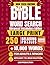 Bible Word Search for Adults & Seniors: Advanced Vocabulary Edition: 250 Large Print Puzzles | Over 10,000 Words | Relaxing Christian Brain Games with ... Solutions (Large Print Word Search Series)