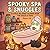 Spooky Spa & Snuggles - A Cute Coloring Book for Adults & Teens: Bold and Easy Designs with Adorable Ghosts and Cozy Hygge Spa Scenes for Relaxation