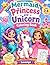 Magical Unicorn and Mermaid Coloring Book for Kids: Cute and Easy Unicorns & Mermaids for Stress-Free Coloring Fun