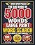 Big Book Large Print Word Search