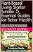 Plant‑Based Living Starter Bundle: 5 Essential Guides for Better Health: Simple, senior‑friendly plant‑based guides for beginners, busy adults, and wellness seekers.