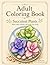 Adult Coloring Book Succulents by Simple Senior Studio