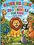 COLORING BOOK WITH CUTE ZOO ANIMALS FOR KIDS Ages 3-8: Easy & Fun Learning Coloring Pages with Animal Names, Sample Colors, and Two Difficulty Levels for Toddlers and Young Kids