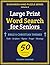 Large Print Word Search for Seniors: Bible & Christian Themes — 50 Uplifting Puzzles for Adults 65+: Faith-Filled Word Search Activity Book with ... Print Format (Evergreen Mind Puzzle Series)